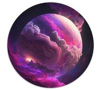 Rompecabezas de 1000 Piezas con diseño de Planetas y Universo. Rompecabezas Redondo de 1000 Piezas para Adultos. Diseño intrincado para Adolescentes. Decoración DIY y diversión para estimular