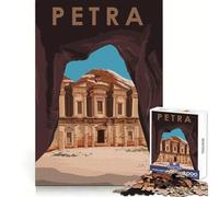 Rompecabezas de 1000 Piezas con diseño de póster de Petra Jordan para Adolescentes Mejora la Memoria, se relaja, Tiene Bordes precisos y es un Regalo Creativo (38x26cm)