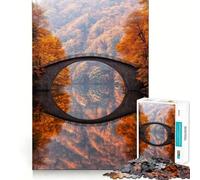 Rompecabezas de 1000 Piezas con diseño de Puente de Arco de Piedra para Adolescentes Juguete Estimulante para la lógica y el Juego Relajante Arte de Borde Premium Coleccionable 38x52cm