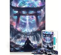 Rompecabezas de 1000 Piezas con diseño de Puerta Torii Espiritual para Adultos y Adolescentes Juguete Mental para la Calma y la relajación Corte Premium Regalo sincero 38x26cm