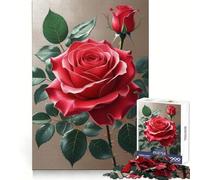 Rompecabezas de 1000 Piezas con diseño de Rosa roja en Capullo para Adolescentes Juguete Interactivo para Crear y Jugar Diseño Coleccionable con Corte preciso (50x75cm)