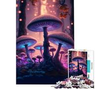 Rompecabezas de 1000 Piezas con diseño de Setas Juguetes adictivos para Cultivar la Paciencia Juego práctico para la diversión Familiar Regalo de cumpleaños (tamaño 38x26cm)