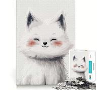 Rompecabezas de 1000 Piezas con diseño de una Sonrisa Felina Encantadora,Juego de Bordes, Juguete para Entrenar la Mente,diversión para Jugar despacio,Regalo de cumpleaños 50x75cm