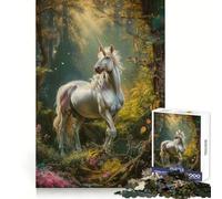 Rompecabezas de 1000 Piezas con diseño de Unicornio renacentista para Adolescentes: fortalece la Memoria, estimula el Descanso y Ofrece una Experiencia Festiva Sorprendente (50x75cm)
