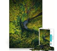 Rompecabezas de 1000 Piezas con diseño de velos en Cascada,Ajuste, Juguete artístico Que desafía la Mente,Juego Divertido para el Tiempo Libre,Regalo de cumpleaños (38x52cm)