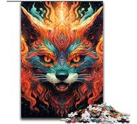Rompecabezas de 1000 Piezas con diseño de Zorros, Ideal para Regalar a Familiares y Amigos. Un desafío para la Mente (tamaño 50x75cm).