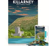 Rompecabezas de 1000 Piezas con diseño del Cielo Nocturno de Killarney Arte de Corte preciso Juguete para desarrollar la Capacidad cognitiva Diversión para el Tiempo Libre Regalo navideño Relajante