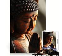 Rompecabezas de 1000 Piezas con Estatua de Buda en Primer Plano para Adolescentes Pensamiento estratégico,fácil relajación,Ajuste preciso,Regalo Festivo (38x52cm)