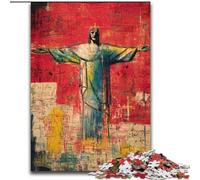 Rompecabezas de 1000 Piezas con estatuas cristianas para Adolescentes, Ideal para Pasar el rato en casa, cumpleaños, decoración de Pared para Mayores de 14 años (26x38cm)