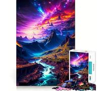 Rompecabezas de 1000 Piezas con Estrellas Rosas para Adolescentes Rompecabezas fácil de armar Ocio Impecable Regalo Ideal para Navidad (50x75cm)