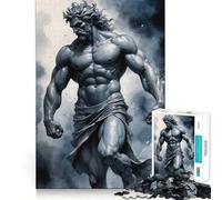 Rompecabezas de 1000 Piezas con Figura de Dios musculoso para Adultos Fortalece la Memoria Divertido y Relajante Regalo Ideal para Festivales (38x52cm)