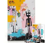 Rompecabezas de 1000 Piezas con Figuras de Arte Abstracto de Gemelos Juguete de Corte Premium para ejercitar la Mente Tiempo de diversión y Paz Regalo Ideal para cumpleaños (38x26cm)