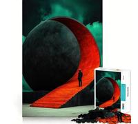 Rompecabezas de 1000 piezas con forma de escalera de esfera surrealista para adolescentes Un rompecabezas que ayuda a desarrollar la memoria relajante y divertido Diseño para armar Una cálida sorpresa
