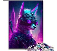 Rompecabezas de 1000 Piezas con Forma de Llama Humana. Rompecabezas de 1000 Piezas para Adultos, difícil de superar, Juguete para Adolescentes (tamaño 50x75cm).