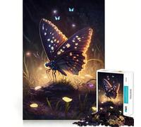 Rompecabezas de 1000 Piezas con Forma de Mariposa,diseño fantástico,Ajuste, Arte,desafío Mental,Juguete,Juego Divertido para el Tiempo Libre,Regalo de cumpleaños (50x75cm)