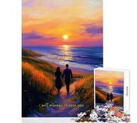 Rompecabezas de 1000 Piezas con Frases de Amor para Parejas Juguetes antiestrés Gran Regalo para Juegos Juego Imposible Entrena tu Cerebro y Tus Manos tamaño 50x75cm