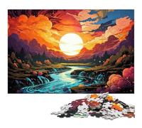 Rompecabezas de 1000 Piezas con Hermosos paisajes Locales para Adultos Rompecabezas de Papel para Amantes del Verano 1000 Piezas (38 x 26 cm)