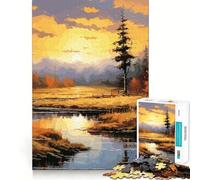 Rompecabezas de 1000 Piezas con Hermosos paisajes Naturales,Bordes definidos,decoración Creativa,Juguete para desarrollar la Habilidad,Tiempo Libre,diversión, (50x75cm)