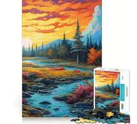 Rompecabezas de 1000 Piezas con Hermosos paisajes Naturales Diversión precisa para armar Juego cognitivo Diversión para Relajarse Ideal para cumpleaños Arte y diversión (50x75cm)