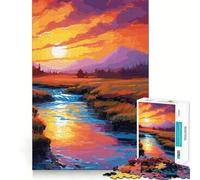 Rompecabezas de 1000 Piezas con Hermosos paisajes Naturales Diversión precisa para armar Juego cognitivo Diversión para Relajarse Juego artístico para cumpleaños (38x52cm)