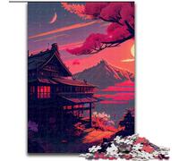 Rompecabezas de 1000 Piezas con Hermosos paisajes, Rompecabezas difícil para Adultos, decoración del hogar y la Oficina, Fiestas, cumpleaños y Regalos navideños (tamaño 50x75cm)