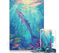 Rompecabezas de 1000 Piezas con ilustración de Peces submarinos para Adolescentes Actividad Divertida para estimular la Mente,de Alta precisión,para Recortar y Relajarse (50x75cm)