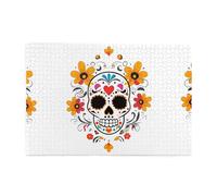 Rompecabezas de 1000 piezas con imagen de Yyhwhjde Day of the Dead Picture Educational Intelectual Rompecabezas de madera, rompecabezas divertidos, rompecabezas para aliviar el estrés