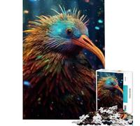 Rompecabezas de 1000 Piezas con Kiwis Luminosos Divertidas Actividades en casa Un desafío difícil Juego Imposible para Mayores de 14 años (50x75cm)