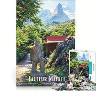 Rompecabezas de 1000 Piezas con la Estatua del Facteur Mafate, Juego Educativo, Actividades Divertidas para Hacer en casa, Regalo de cumpleaños, Regalos de Viaje 50x75cm