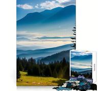 Rompecabezas de 1000 Piezas con majestuosas cordilleras para Adolescentes Ideal para Entrenamiento Inteligente,Ocio y Entretenimiento Diseño Impecable (50x75cm)