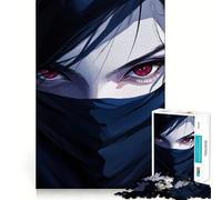 Rompecabezas de 1000 Piezas con Ojos de Anime e Iris Rojo Juguete Que desafía la Mente Troquelado de Alta precisión Un Reto Divertido para Pasar el Tiempo (38x52cm)