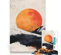Rompecabezas de 1000 Piezas con Paisaje de montaña al Atardecer para Adultos Juguete de lógica precisa para el hogar y el Ocio Regalo conmovedor 50x75cm