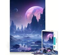 Rompecabezas de 1000 Piezas con Paisaje del Valle de la Galaxia para Adolescentes Juego Divertido y Entrelazado sin Huecos Actividad Nocturna Familiar para divertirse (50x75cm)