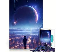 Rompecabezas de 1000 Piezas con Paisaje del Valle de la Galaxia para Adolescentes Juego Divertido y Entrelazado sin Huecos Actividad Nocturna Familiar para divertirse (38x26cm)