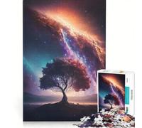 Rompecabezas de 1000 Piezas con Paisaje Espacial fantástico Juguetes antiestrés Divertidos y con Humor Ideales para Decorar el Escritorio 50x75cm
