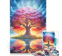 Rompecabezas de 1000 Piezas con Paisaje Espacial fantástico Juguetes antiestrés Divertidos y con Humor Ideales para Decorar el Escritorio 38x26cm