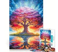 Rompecabezas de 1000 Piezas con Paisaje Espacial fantástico para Adolescentes Juguete de lógica Mental Diseño Tranquilo y Firme Artículo de Santa Claus (38x52cm)