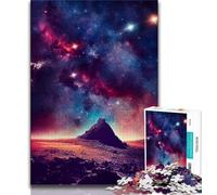 Rompecabezas de 1000 Piezas con Paisaje Estelar para Adultos con póster y Hoja de Trivia a Juego (50x75cm)