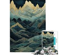 Rompecabezas de 1000 Piezas con Paisaje mítico Surrealista para Adultos Juego Relajante Una Obra de Arte cumpleaños y Navidad (Tamaño 38x26cm)