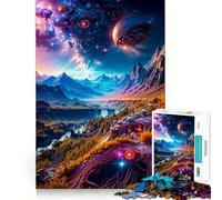 Rompecabezas de 1000 Piezas con paisajes extraños para Adolescentes, Juego Mental, Juguete antiestrés, Corte preciso, Regalo artístico 50x75cm