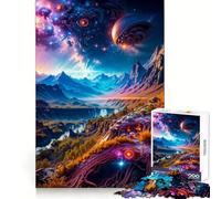 Rompecabezas de 1000 Piezas con paisajes extraños para Adultos Juguete de lógica aguda para el hogar y el Ocio Corte preciso Regalo conmovedor 38x26cm