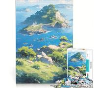 Rompecabezas de 1000 Piezas con paisajes primaverales tranquilos Juego de ingenio Regalo de cumpleaños con Piezas de Formas aleatorias Que encajan Perfectamente 38x52cm