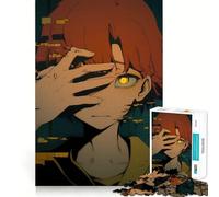 Rompecabezas de 1000 Piezas con Personaje de Anime y Ojo Brillante Juego de Habilidad Mental Encaja Perfectamente,sin Piezas Sueltas Un pasatiempo Divertido para Fines de Semana Largos (50x75cm)