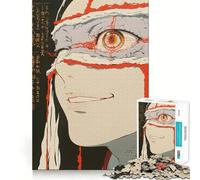 Rompecabezas de 1000 Piezas con Personaje de Anime y Ojos Rojos,Ideal para Adolescentes Juego de concentración Mental Corte de precisión con Bordes Lisos Navidad (50x75cm)