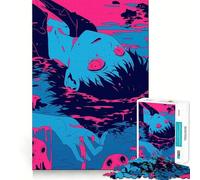 Rompecabezas de 1000 Piezas con Personajes de Anime en el Agua,Ideal para Adolescentes Juego de concentración Mental Corte de precisión con Bordes Lisos Navidad (38x52cm)