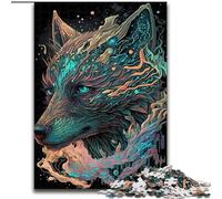 Rompecabezas de 1000 Piezas con Personajes de Cuentos de Hadas de Lobos, desafiantes Rompecabezas de 50x75cm, divertirse en Familia en Navidad, Acción de Gracias, cumpleaños y Pascua.