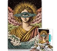 Rompecabezas de 1000 Piezas con Personajes del Tarot para Adolescentes, Juego Familiar para aliviar el estrés, desafío difícil, colección de Artistas, Bellas Artes, 50x75cm
