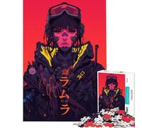 Rompecabezas de 1000 Piezas con Personajes Femeninos Cyberpunk Juegos educativos para Juegos de desafío Juguete Ideal para Regalar y Pasar el Tiempo en casa Durante Las Vacaciones (tamaño 38x52cm)