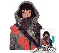 Rompecabezas de 1000 Piezas con Personajes Femeninos Cyberpunk Juegos relajantes Juguetes adictivos para Cultivar la Paciencia Excelentes Regalos y Juguetes para cumpleaños (tamaño 38x26cm)