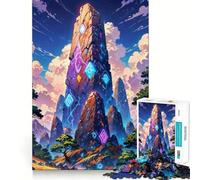 Rompecabezas de 1000 Piezas con Piedras envueltas en runas para Adultos Juguete para Pensar, calmar, Relajarse, Arte de Pared de Corte Limpio 38x26cm